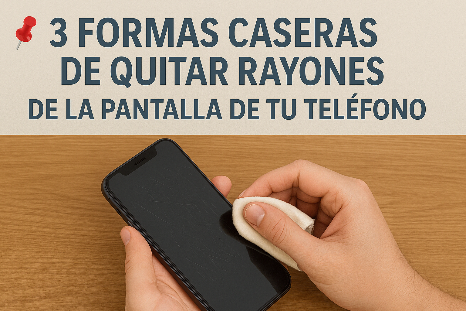 Quitar rayones en pantallas de celular