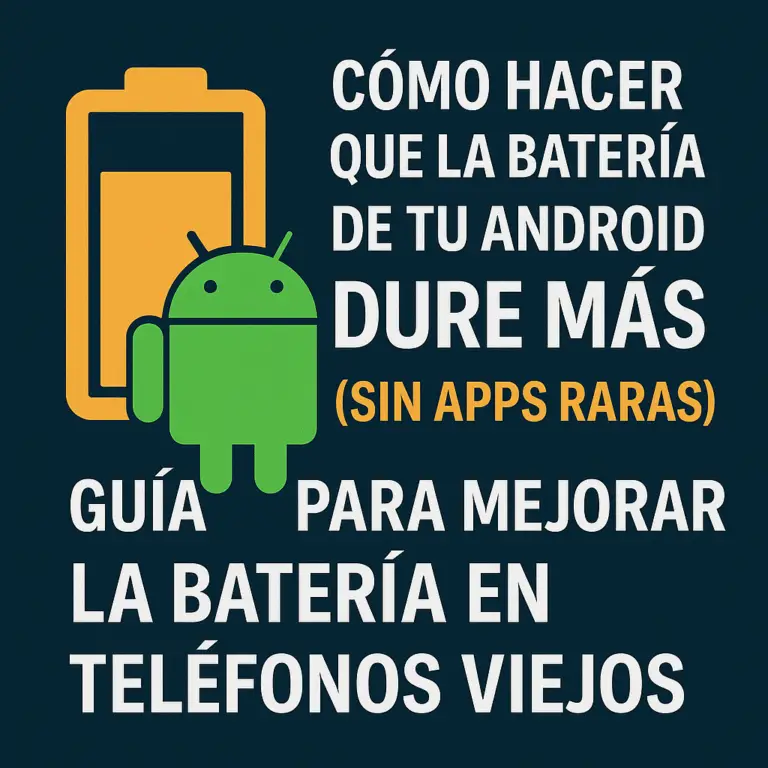mejorar la batería en teléfonos viejos