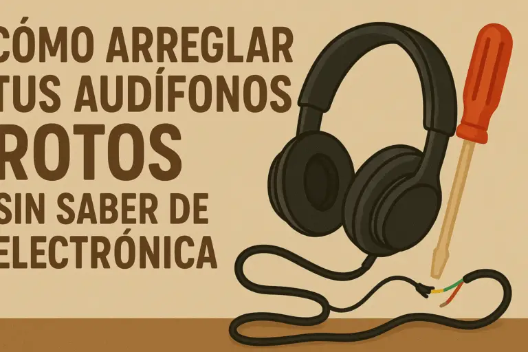 arreglar audífonos sin soldadura