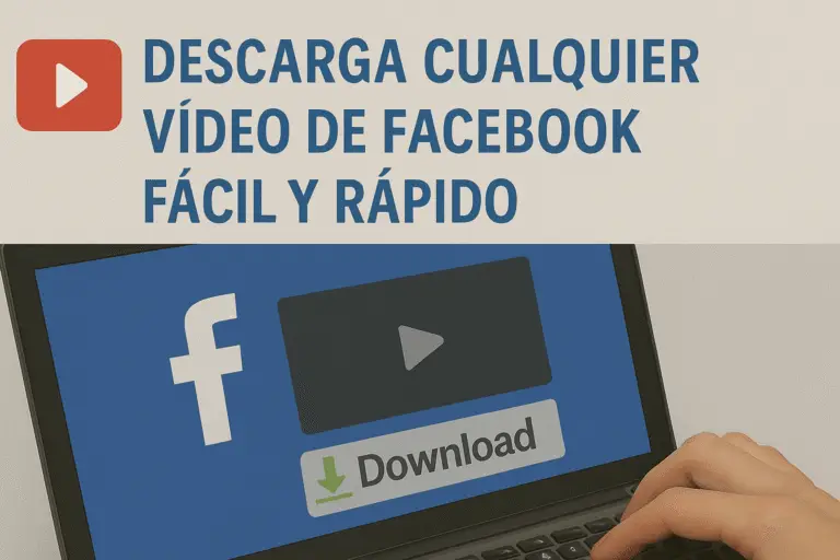 descargar vídeos de Facebook sin apps
