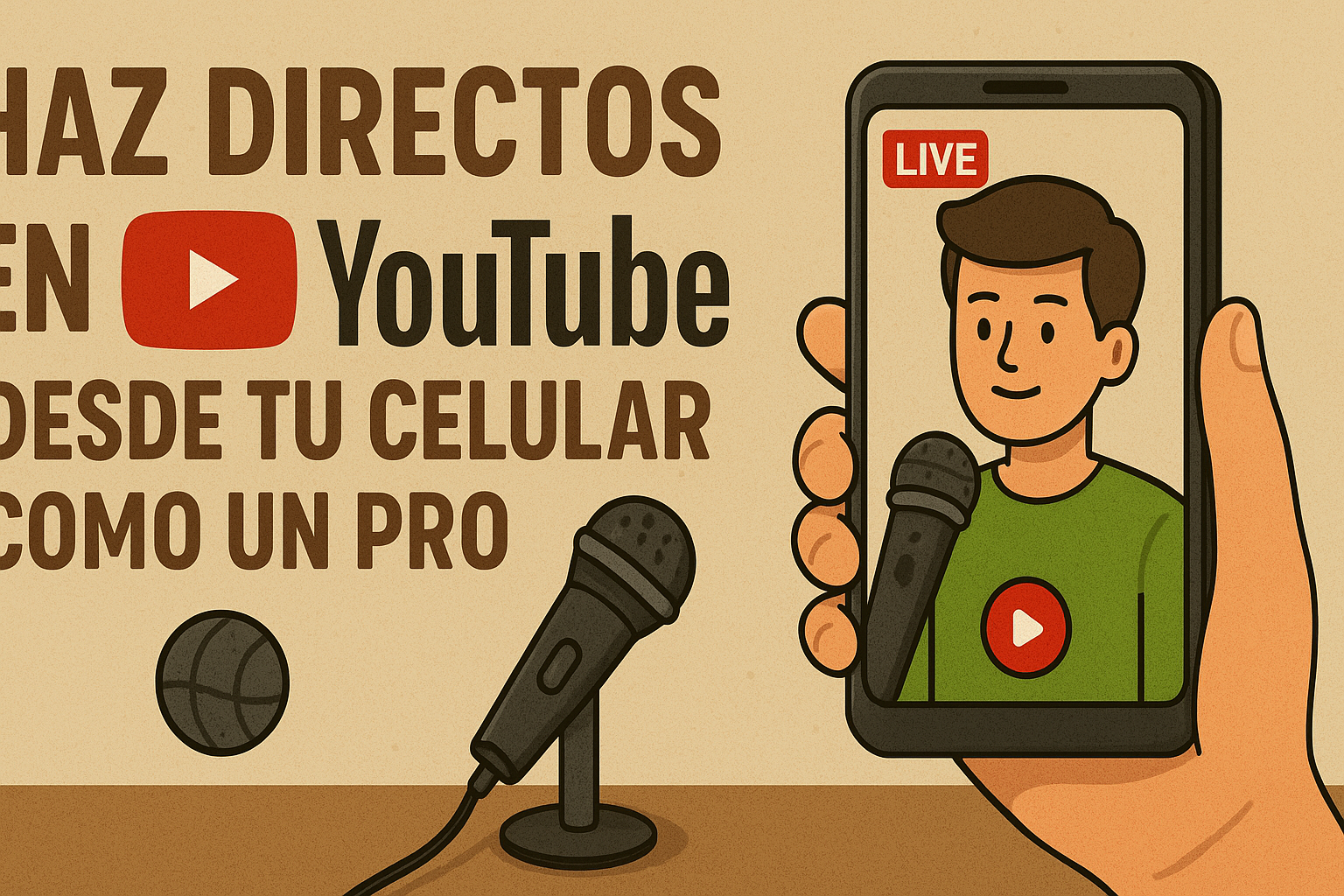 hacer streaming desde el celular