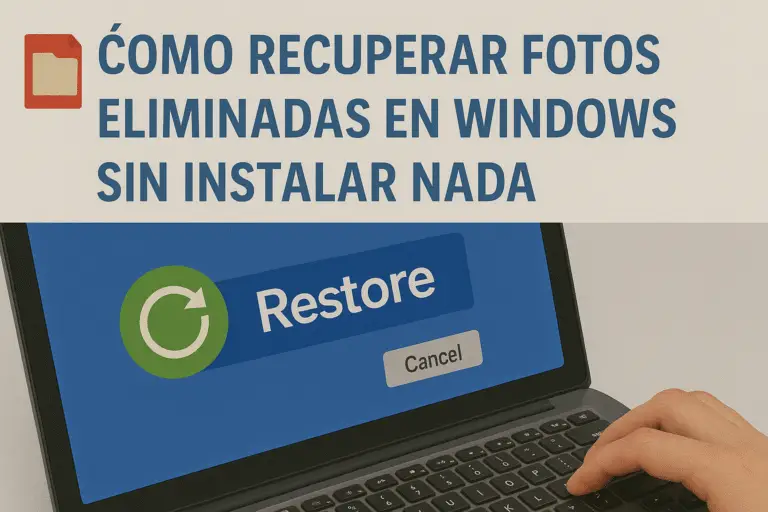 recuperar fotos borradas sin programas