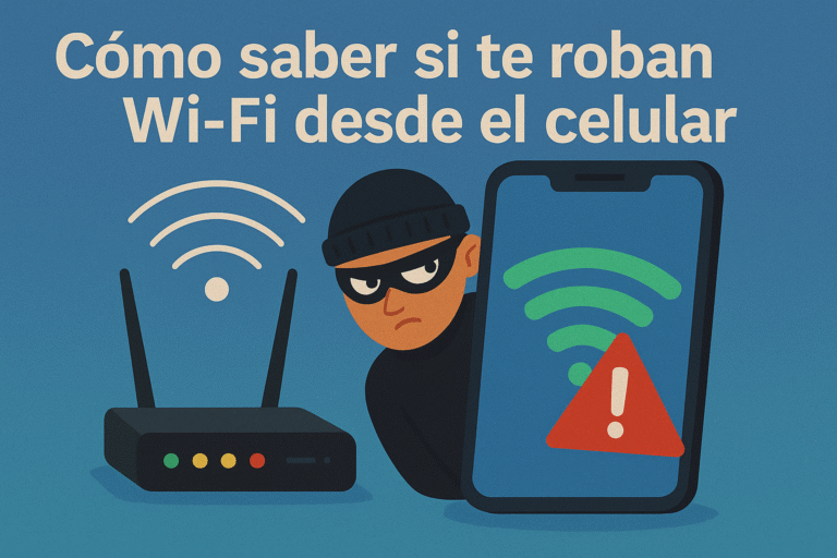 cómo saber si te roban Wi‑Fi desde el celular