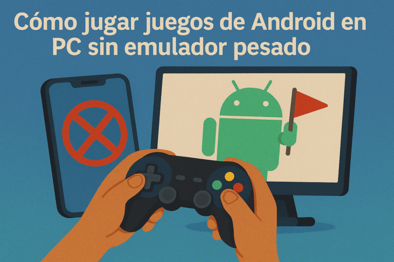 jugar juegos de Android en PC sin emulador pesado