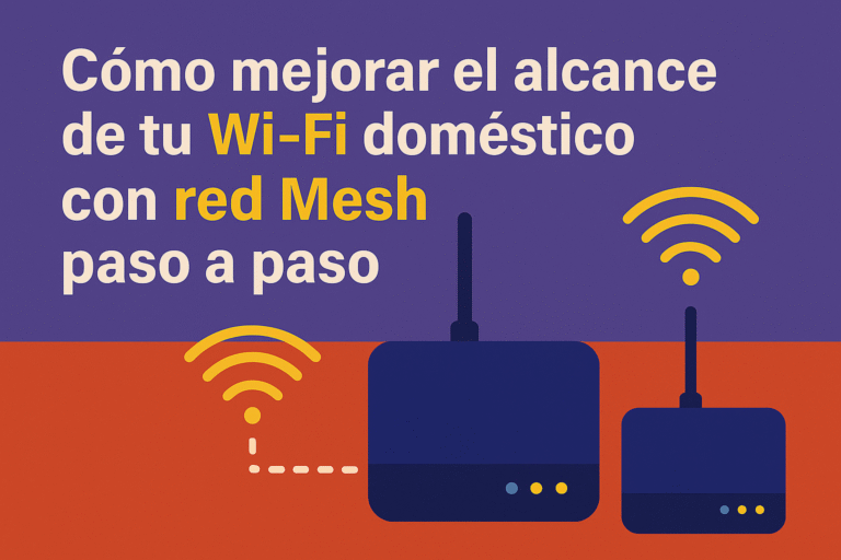 mejorar el alcance Wi‑Fi con red Mesh