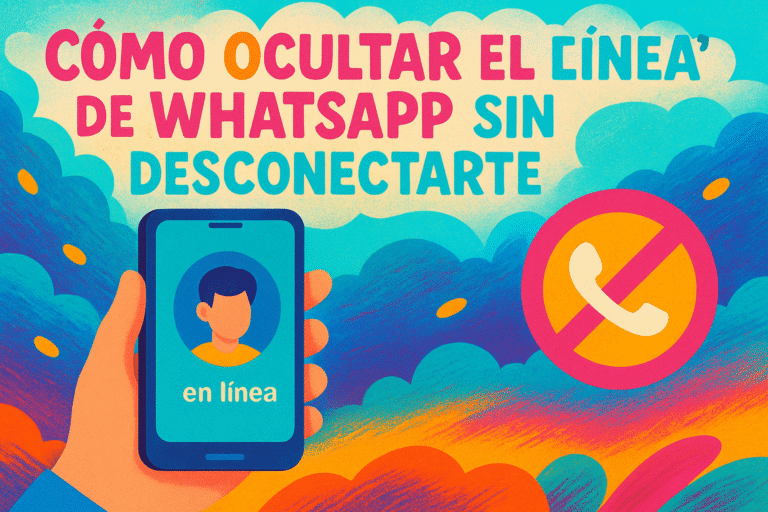 ocultar en línea WhatsApp sin desconectarte