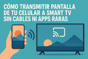 transmitir pantalla de tu celular a Smart TV sin cables