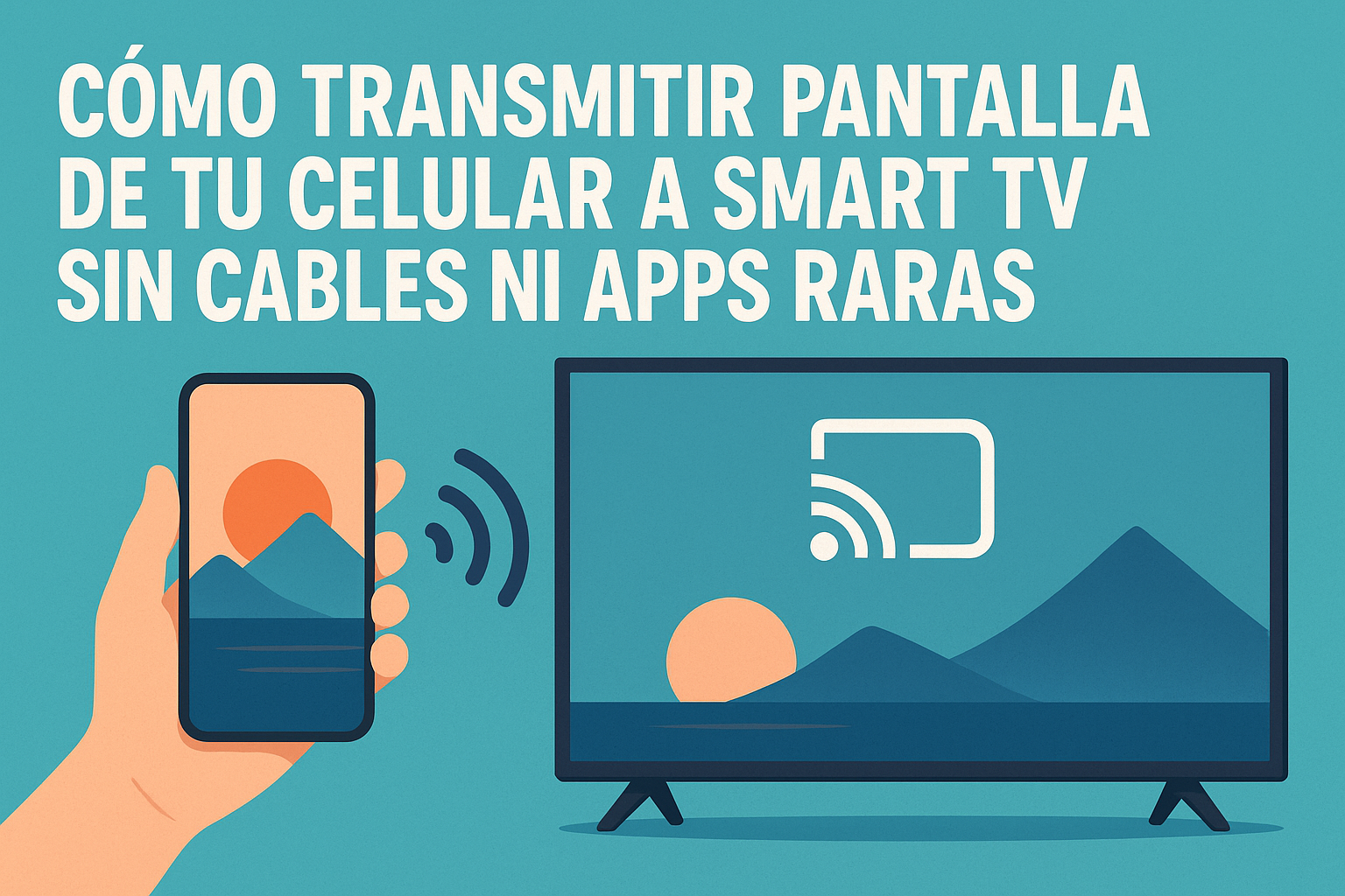 transmitir pantalla de tu celular a Smart TV sin cables