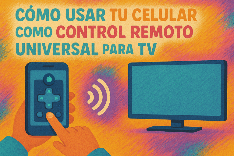 usar tu celular como control remoto universal